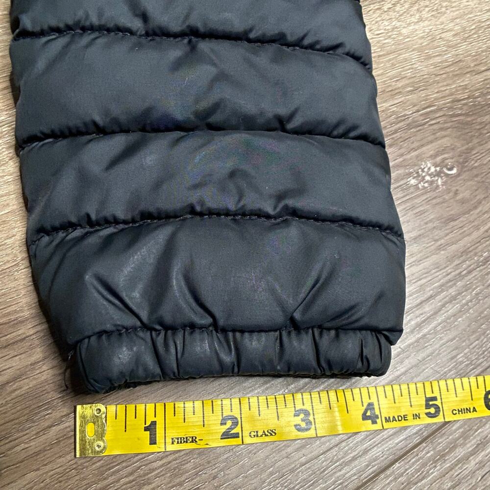 Columbia Puffer Jacket Boys Sz M 10/12 Blue Black Full Zip Hooded - Picture 8 of 10